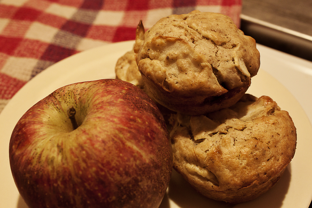 Date Filled Apple Muffins
