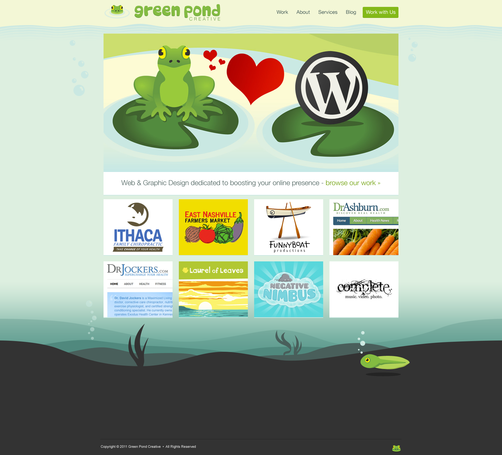 Green Pond website