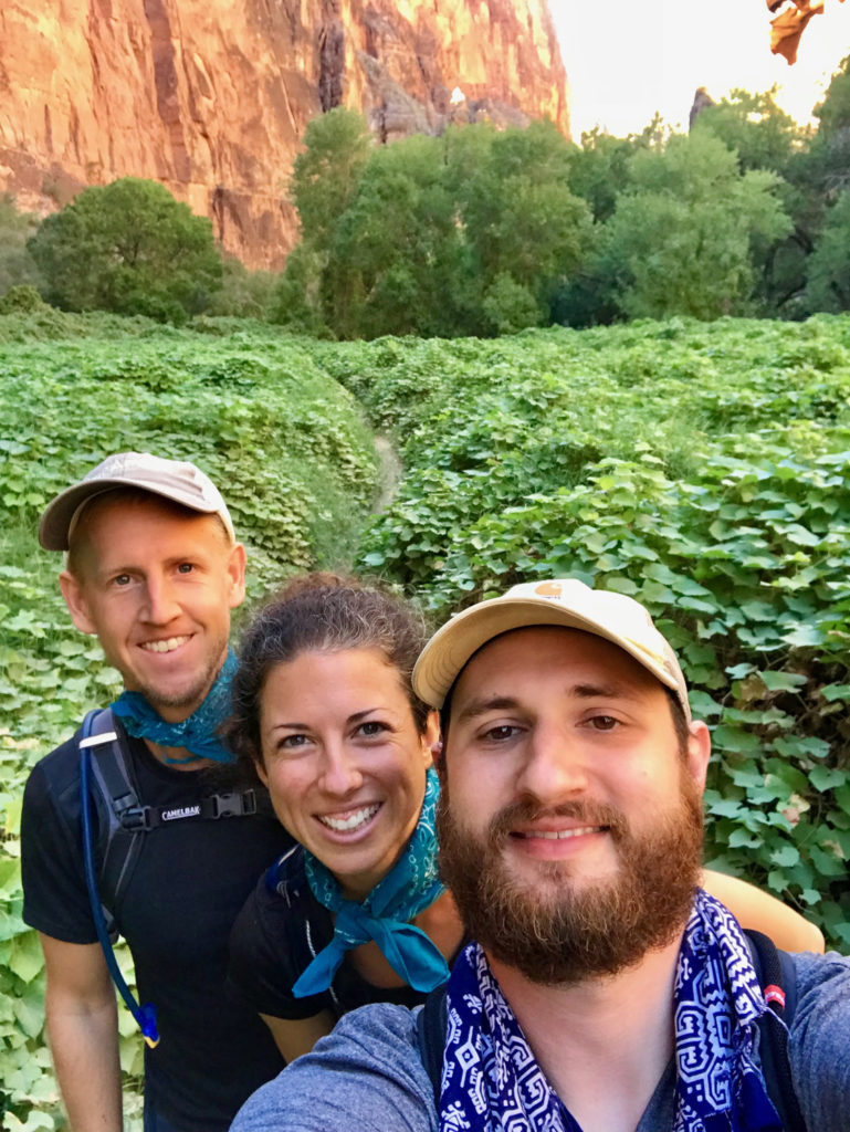 Drew, Lori, & Micah hike Havasu